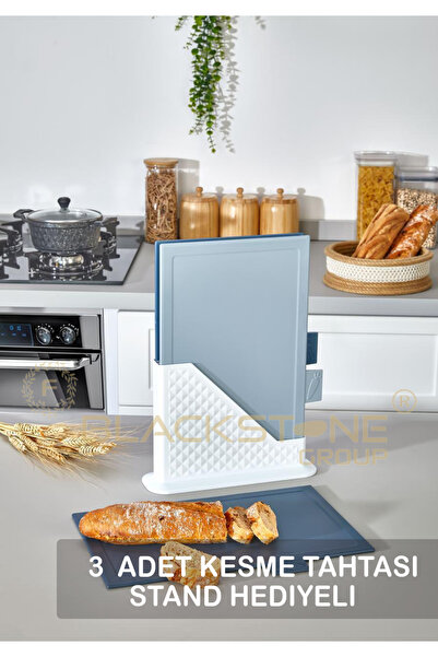 Vivart 3 قطع من لوح التقطيع مع حامل هدية - لوح مطبخ صحي