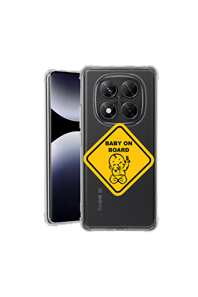 bestcase Carcasă spate antișoc pentru Xiaomi Redmi Note 14 Pro 5G, Baby On Bo...