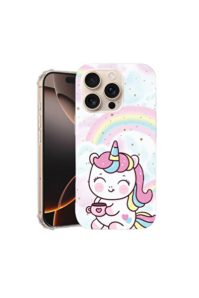bestcase Carcasă spate antișoc pentru Apple iPhone 16 Pro, Little Unicorn, AS...