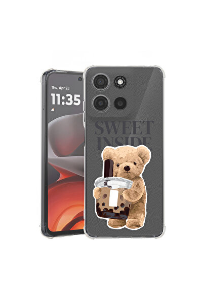 bestcase Husă spate antișoc pentru Motorola Moto G75, Teddy Bear Sweet Inside...