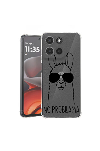 bestcase Carcasă spate antișoc pentru Motorola Moto G75, fără probleme Llama,...