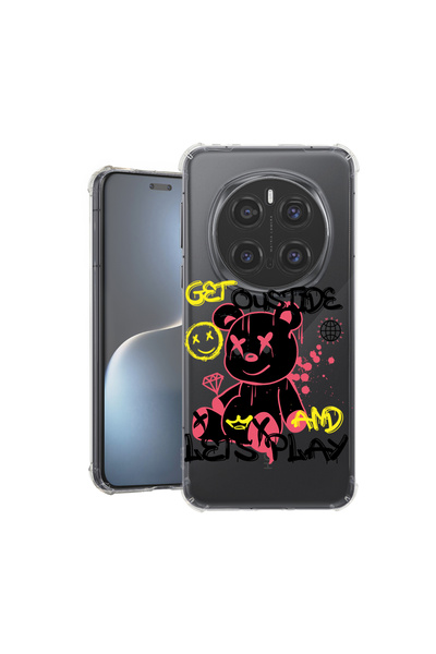 bestcase Carcasă spate antișoc pentru Honor Magic7 Pro, Teddy Bear Lets Play,...
