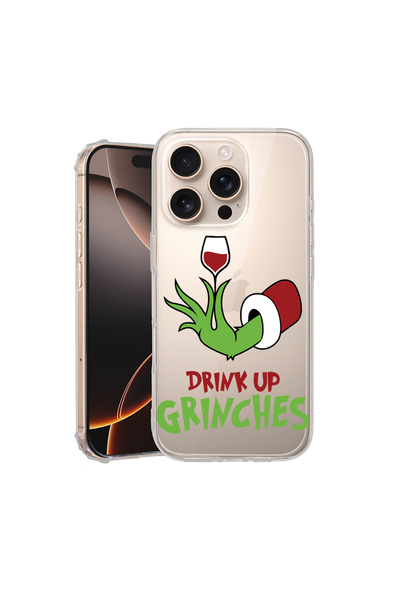 bestcase Удароустойчив калъф за Apple iPhone 16 Pro Max, Grinches - Drink Up,...