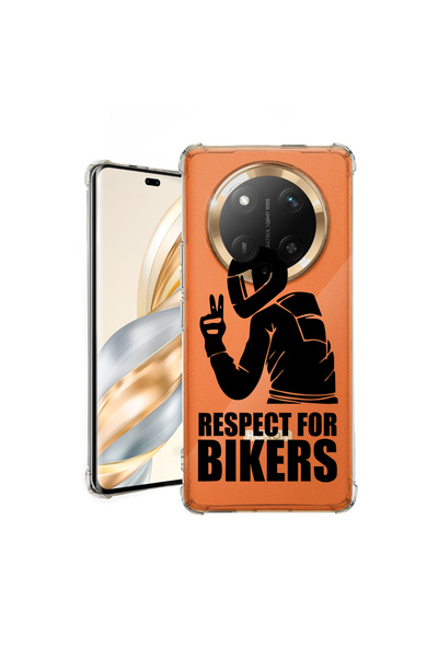 bestcase Carcasă spate antișoc pentru Honor Magic7 Lite, Respect For Bikers, ...