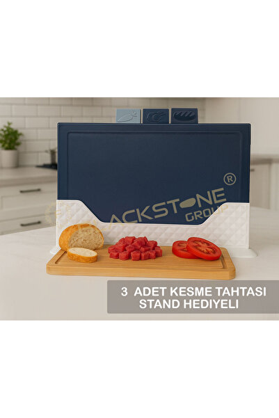 Vivart 3 قطع من لوح التقطيع مع حامل هدية - لوح مطبخ صحي