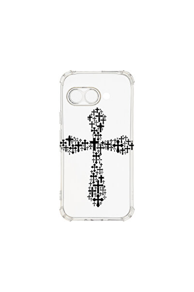 bestcase Αντικραδασμική πίσω θήκη για Google Pixel 9a, Σταυρός σε σταυρό, AS ...