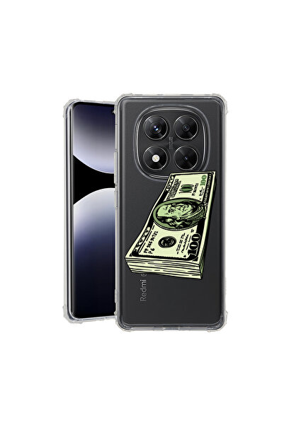 bestcase Carcasă spate antișoc pentru Xiaomi Redmi Note 14 Pro 5G, Mr.Franklin 100Dollar, 1938409 AS 1488