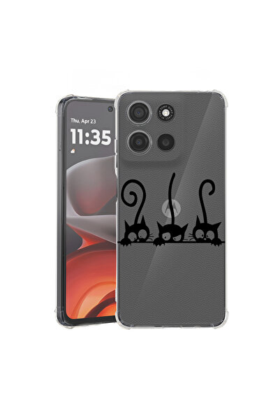 bestcase Carcasă spate antișoc pentru Motorola Moto G75, Cats, 1946016 AS 1667