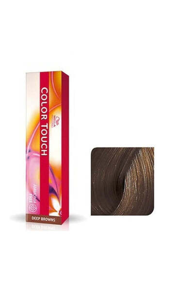Wella Hair Dye 6/71 Semi-Permanent Ammonia-Free - Deep Browns Color Touch Dark Ash Blonde Brown -
