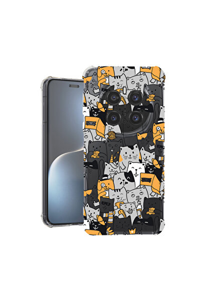 bestcase Carcasă spate antișoc pentru Honor Magic7 Pro, model pisică, 1926356...