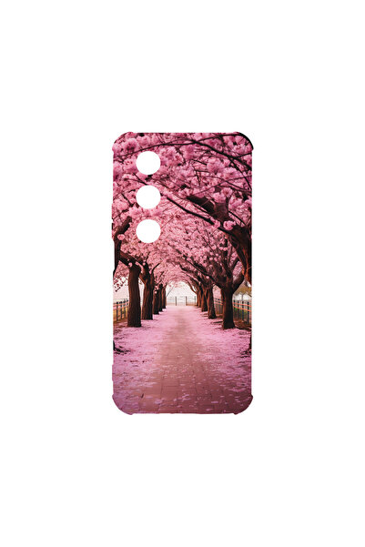 bestcase Αντικραδασμική πίσω θήκη για OPPO A80 5G, άνθη κερασιάς, AS 1379