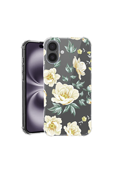 bestcase Carcasă spate antișoc pentru Apple iPhone 16 Plus, Flori, AS 126