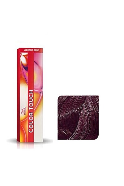 Wella Hair Dye 44/65 Semi-permanent Without Ammonia - Vibrant Reds Color Touch Chestnut Violet Intense Med