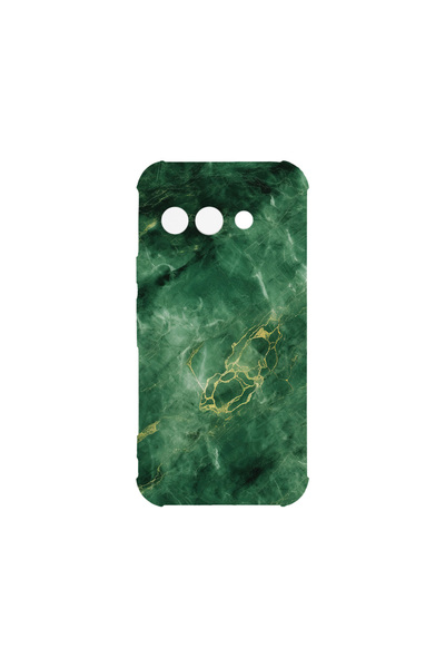 bestcase Carcasă spate antișoc pentru Google Pixel 9a, marmură verde, AS 1254