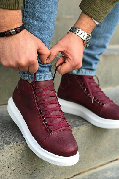 TEET MN258 - CBT Roma Ανδρικές Μπότες Claret Red