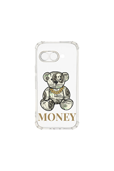 bestcase Carcasă spate antișoc pentru Google Pixel 9a, Teddy Bear Money, AS 1549