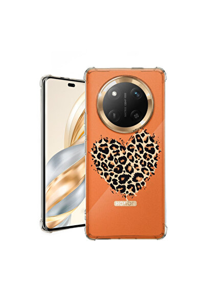 bestcase Удароустойчив калъф за Honor Magic 7 Lite, леопардово сърце, 1926355...