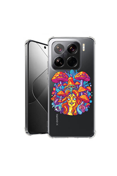 bestcase Carcasă spate antișoc pentru Xiaomi 15 Pro, Dream Colors Mushrooms, ...
