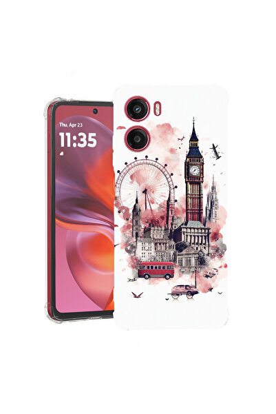 bestcase Carcasă spate antișoc pentru Motorola Moto E15, Visit London, 198824...