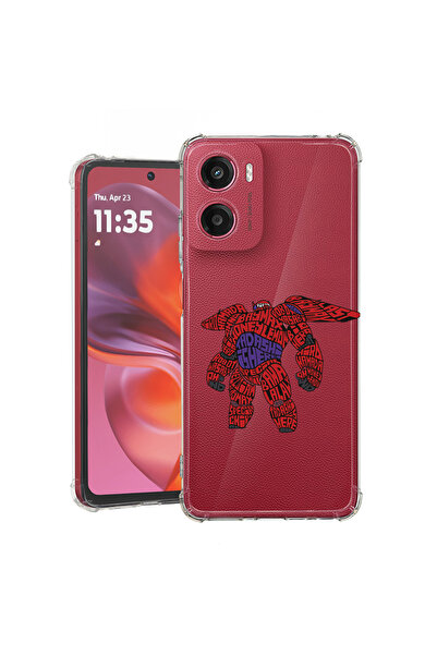 bestcase Carcasă spate antișoc pentru Motorola Moto G05, Calligraphy Baymax, ...