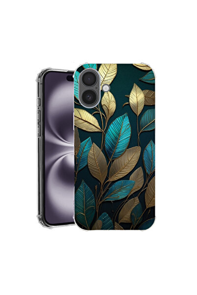 bestcase Αντικραδασμική θήκη πλάτης για Apple iPhone 16 Plus, Χρυσά φτερά, AS...