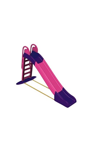 DacEnergy Tobogan pentru copii , din plastic, durabil, stabil, cu manere, 243 x 114 x 240 cm, roz...