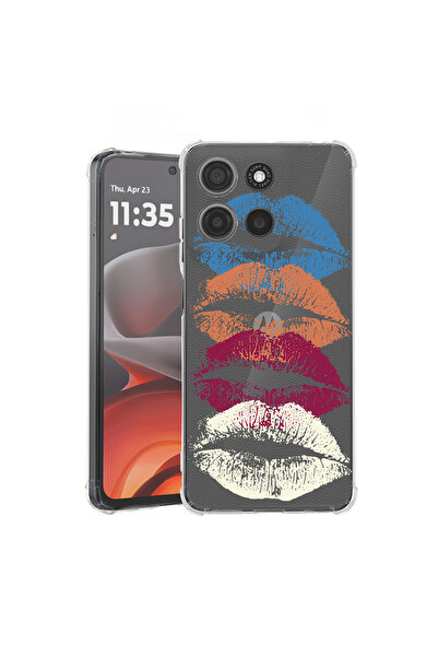 bestcase Carcasă spate antișoc pentru Motorola Moto G15, Kiss Kiss, 1926358 A...