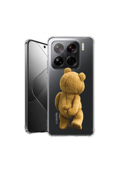 bestcase Carcasă spate antișoc pentru Xiaomi 15 Pro, Teddy Bear Hidden Shot, ...