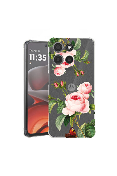 bestcase Carcasă spate antișoc pentru Motorola Moto G75, roz, 1946016 AS 172