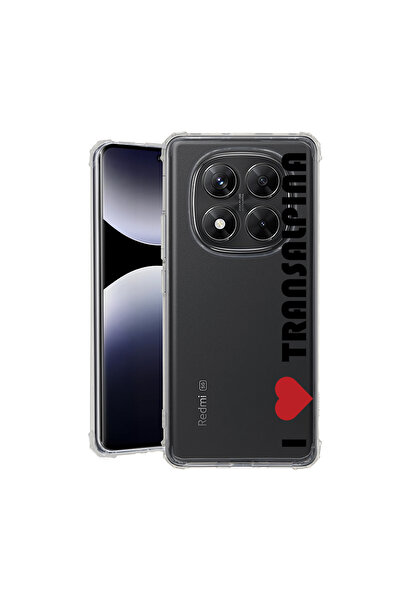 bestcase Carcasă spate antișoc pentru Xiaomi Redmi Note 14 Pro Plus, I Love T...