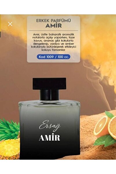 Ersağ Amir Edp Erkek Parfüm 100 CC