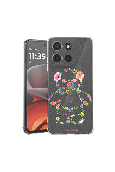 bestcase Carcasă spate antișoc pentru Motorola Moto G15, Teddy Bear Live Simp...