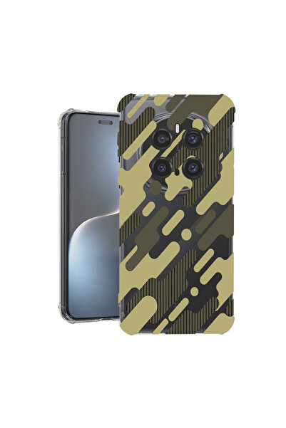 bestcase Carcasă spate antișoc pentru Honor Magic7 Pro, camuflaj verde, 1926356 AS 811