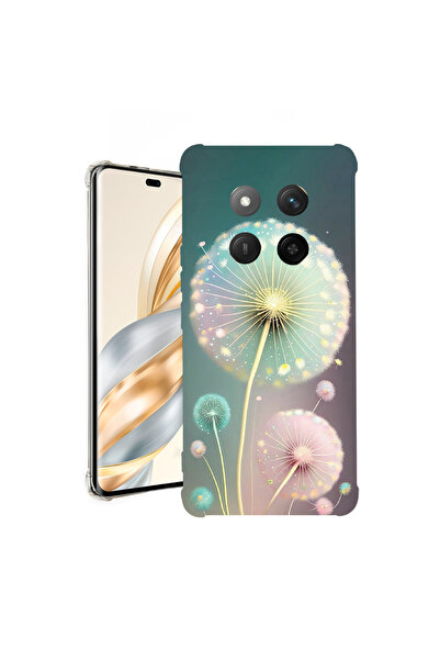 bestcase Αντικραδασμική πίσω θήκη για Honor Magic7 Lite, Πράσινη πικραλίδα, 1...