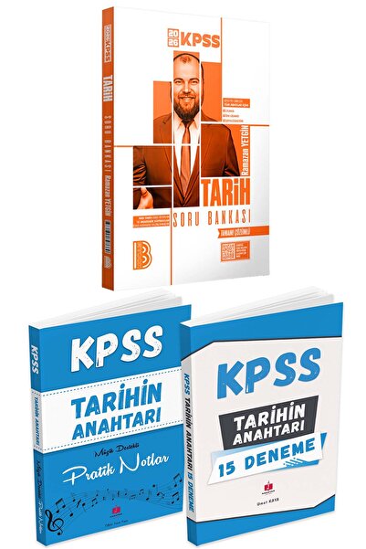Anahtar Kitap 2026 Kpss'nin Anahtarı Tarih Pratik Notlar + Deneme + Benim Hoc...