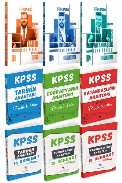 Anahtar Kitap 2026 Kpss'nin Anahtarı Süper 6'lı Seti Ve Benim Hocam Genel Kül...