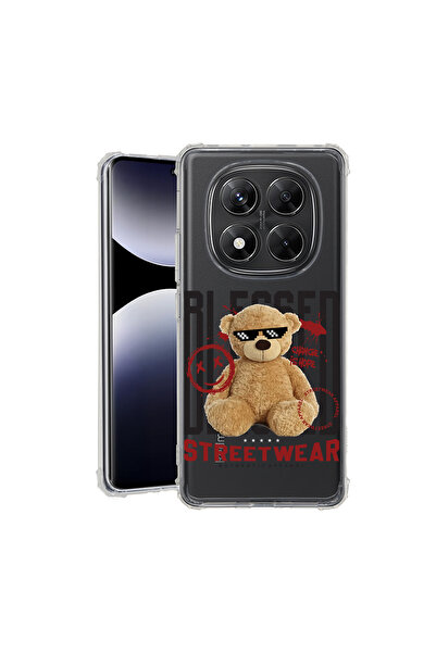 bestcase Carcasă spate antișoc pentru Xiaomi Redmi Note 14 Pro Plus, Teddy Be...