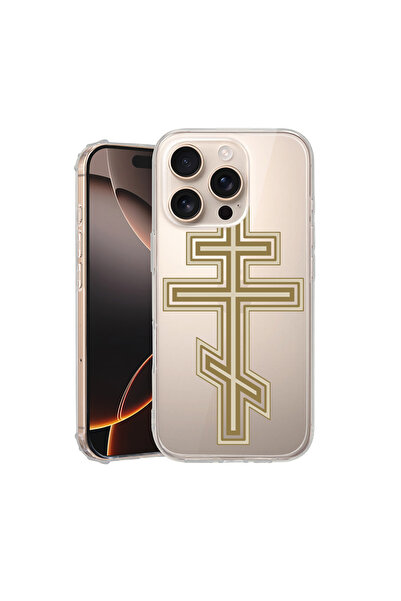 bestcase Αντικραδασμική θήκη πλάτης για Apple iPhone 16 Pro, Classic Cross, A...