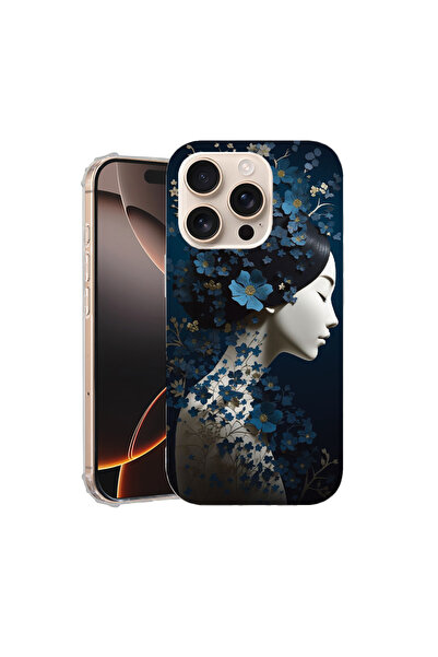 bestcase Anti Shock Back Case For Apple iPhone 16 Pro, Thinking Girl, AS 1157
