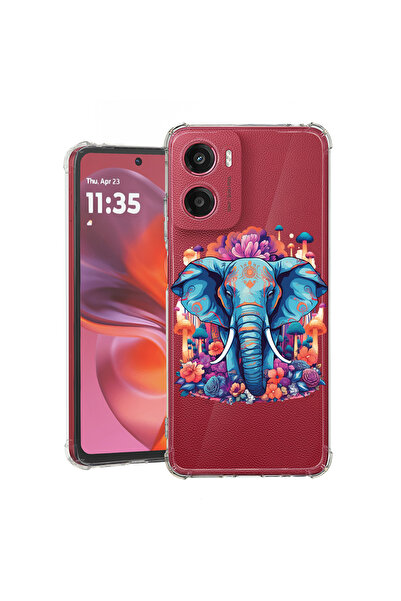 bestcase Carcasă spate antișoc pentru Motorola Moto G05, Dream Colors - Elephant, 1926357 AS 1574