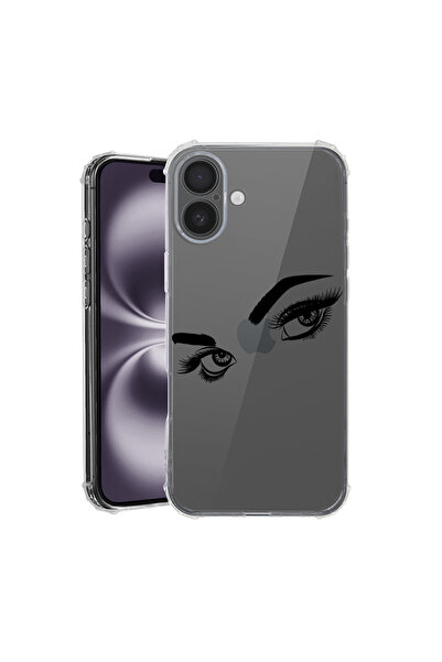 bestcase Carcasă spate antișoc pentru Apple iPhone 16 Plus, ochi atrăgători d...