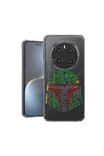 bestcase Carcasă spate antișoc pentru Honor Magic7 Pro, caligrafie Boba Fett,...