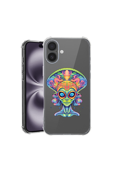 bestcase Carcasă spate antișoc pentru Apple iPhone 16 Plus, Dream Colors Alie...