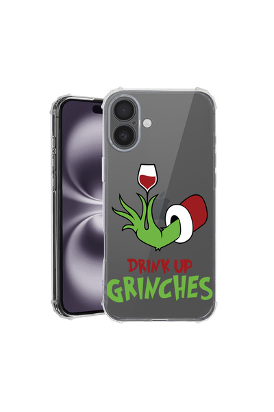 bestcase Αντικραδασμική θήκη πίσω μέρους για Apple iPhone 16 Plus, Grinches -...