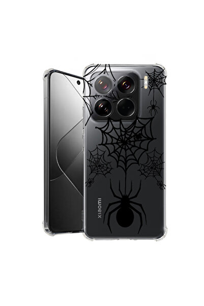 bestcase Carcasă spate antișoc pentru Xiaomi 15 Pro, Spider Web, 1926362 AS 1036