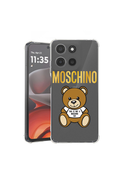 bestcase Carcasă spate antișoc pentru Motorola Moto G75, Nu este un urs Mosch...