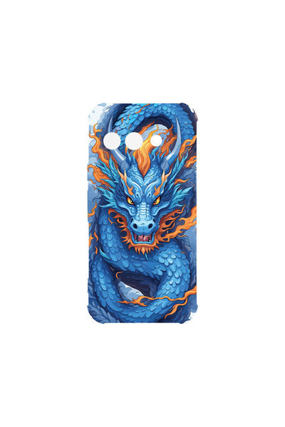 bestcase Carcasă spate antișoc pentru Google Pixel 9a, Blue Dragon, AS 1408