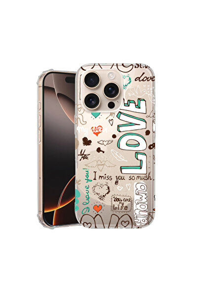 bestcase Αντικραδασμική θήκη πίσω για Apple iPhone 16 Pro Max, Love, AS 25