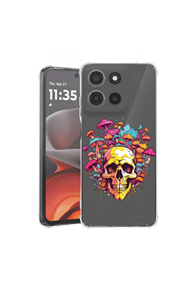 bestcase Carcasă spate antișoc pentru Motorola Moto G75, Dream Colors - Crani...
