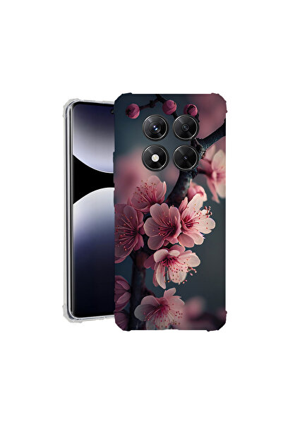 bestcase Carcasă spate antișoc pentru Xiaomi Redmi Note 14 Pro 5G, Cherry Blo...